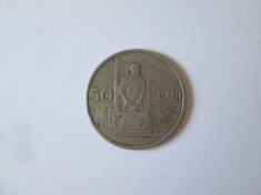 Romania 50 Bani 1955,moneda din imagini
