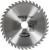 Disc fierastrau wolfram pentru lemn 210 mm x 40T YATO