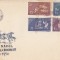 C12 - FDC Romania - Centenarul marcii postale romanesti - LP463 - 1958