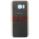 Capac Baterie Samsung Galaxy S7 G930F Gold Auriu Compatibil Cu Adeziv