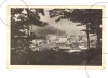CP Busteni - Vedere, RPR, circulata 1957, mici murdarii la colturi, Printata