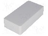 Carcasa ABS, 50mmx100mmx25mm, IP54, HAMMOND - 1591AGY