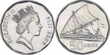 Fiji 2009 - 50 cents UNC