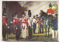 bnk cp Uniforme militare - Lt-col Lord W Paulet witf officer and men