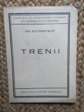 JAN KOCHANOWSKI - TRENII