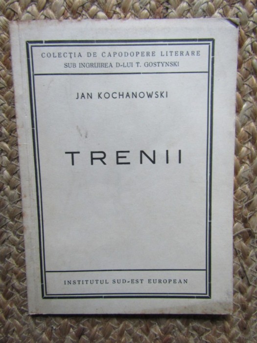 JAN KOCHANOWSKI - TRENII