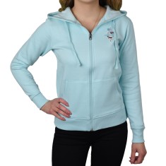 Hanorace Skechers Deco Diamond Full Zip Hoodie WJA266-AQUA albastru foto