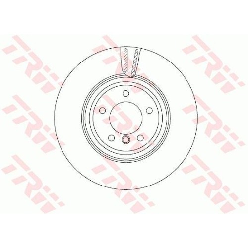 Set discuri frana Bmw 3 (E90), 3 Convertible (E93), 3 Coupe (E92), 3 Touring (E91), X1 (E84), punte fata, 348x30, TRW