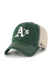 47brand sapca MLB Oakland Athletics culoarea verde, modelator, 47 Brand