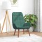 Gossi scaun de relaxare, verde inchis, catifea