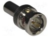 Conector BNC mufă tată 75&Omega; crimpat POM aurit AMPHENOL RF