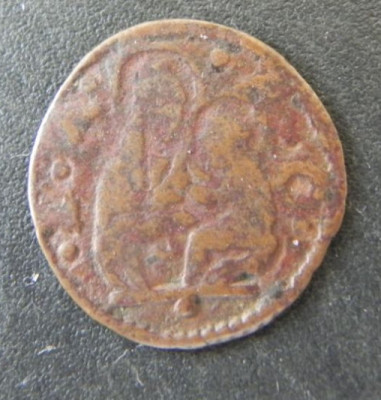 Moneda 1 bagattino, pentru identificat (1471-1618) - Venezia, Italia foto