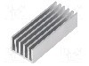 Radiator extrudat, aluminiu, 50mm x 21mm, aluminiu, FISCHER ELEKTRONIK - SK 653 50 AL