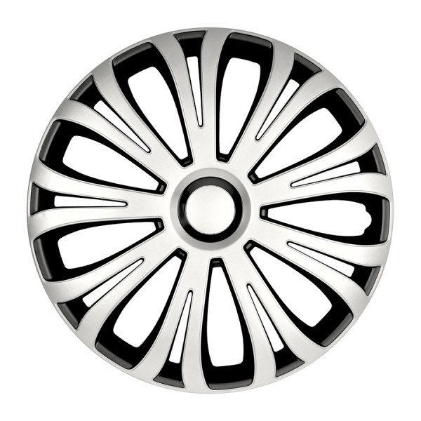 Set capace roti 15 inch Avera Argo, Negru si Argintiu AutoDrive ProParts