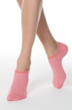 Șosete poliamidă scurte la gleznă, Conte Elegant Fantasy 140, Coral, 36-39 (23-25)