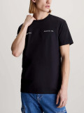 Tricou barbati Big Box Logo Tee J30J325489 din bumbac cu croiala Regular fit, Negru L, Negru, L INTL, L (Z200: SIZE(3XSL &rarr; 5XL)), Calvin Klein Jeans