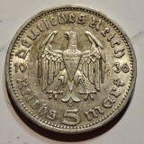Germania Nazista 5 reichsmark 1936 A argint