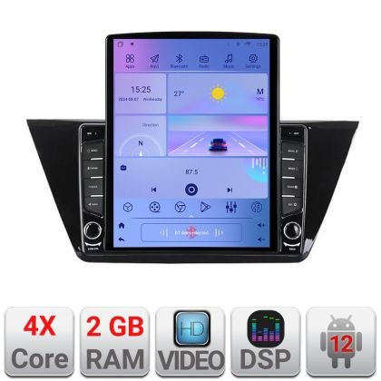 Navigatie VOLKSWAGEN TOURAN 2016- K-3144 ecran tip TESLA 9.7&quot; cu Android Radio Bluetooth Internet GPS WIFI 2+32 DSP Qu CarStore Technology