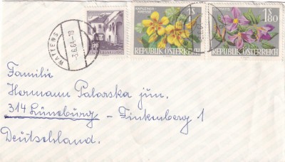 FILATELIE TEMATICA - PLIC AUSTRIA TEMATICA FLORA FLORI foto
