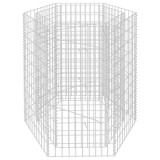 Strat inaltat gabion hexagonal, 100 x 90 x 100 cm