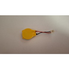 Baterie bios Laptop, CR2032, 3V, 220mAh, 3.5CM, Rosu (+), Alb/Negru (-), conector ACES 50285, 3 pini