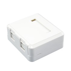Box 2 porturi cu capac antipraf - EMTEX, &quot;EMT-BOX2P&quot;