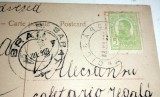 CARTE POSTALA / FELICITARE - STAMPILA BRAILA RAMNICU SARAT 1909