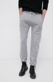 MC2 Saint Barth Pantaloni de l&acirc;nă bărbați, culoarea gri, material neted