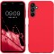 Husa de protectie matte tpu, flippy, pentru samsung galaxy a15, protectie camera, antisoc, antizgariere, antialunecare, acoperire completa, rosu