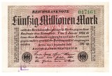 Germania 50 000 000 Mark Marci 1923 P-109 Seria 017461