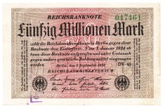Germania 50 000 000 Mark Marci 1923 P-109 Seria 017461