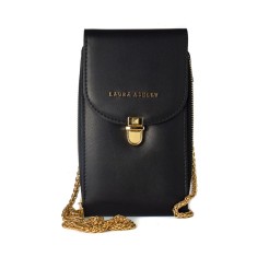 Geantă Damă Laura Ashley KIRBY-PLAIN-BLACK Negru 19 x 11 x 4 cm