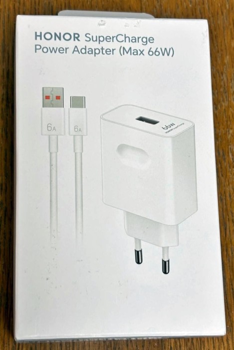 Incarcator Honor SuperCharge 66W, Cablu USB la Tip C, 6A, Alb, sigilat