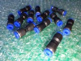 Set 10 x Conector Pneumatic drept PU 4mm