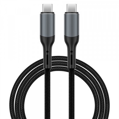 Cablu Date si Incarcare USB-C - USB-C WiWu Wi-C036, 240W, 1m, Negru foto