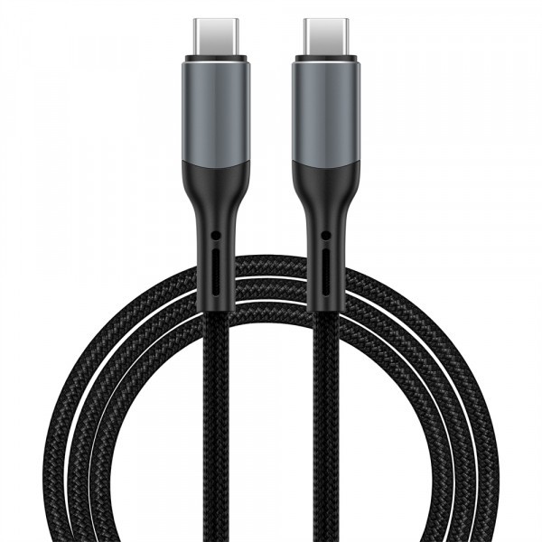 Cablu Date si Incarcare USB-C - USB-C WiWu Wi-C036, 240W, 1m, Negru