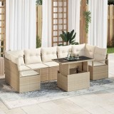 Cumpara ieftin Set de canapele pentru grădină 8 pcs Bej Rattan poli