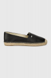 MICHAEL Michael Kors espadrile de piele Kendrick culoarea negru, 40R7KNFP1L