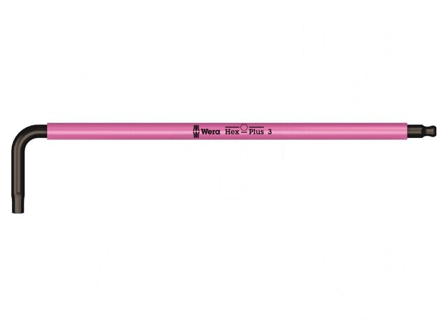 Cheie imbus Hex-Plus sferic 3mm oțel 123mm