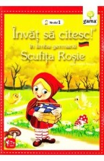 Invat sa citesc in limba germana - Scufita Rosie - Nivelul 1