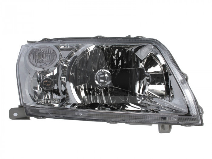 Far Suzuki Grand Vitara (JT) 10.2005-12.2018, pentru modele in 3 usi, DEPO 218-1136R-LD-EM, partea Dreapta, tip bec H4. reglare electric, fara motora