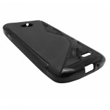 Husa silicon S-line neagra pentru LG L70 D320/D325