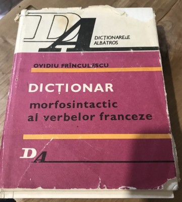 M. Dictionar morfosintetic al limbi Franceze foto