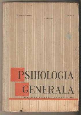 P.Popescu Neveanu-Psihologia Generala foto