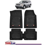 Covorase Auto TeamCar&reg; Tip Tavita Compatibile Jeep Grand Cherokee WK (2005&ndash;2010) Negru Material Rezistent, Cauciuc