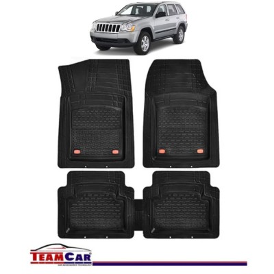 Covorase Auto TeamCar&amp;reg; Tip Tavita Compatibile Jeep Grand Cherokee WK (2005&amp;ndash;2010) Negru Material Rezistent foto