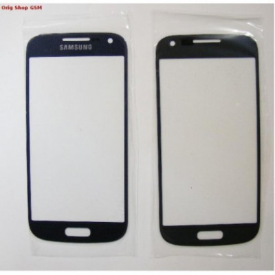 Carcasa (Sticla) Geam Samsung i9190 Galaxy S4mini Blue China foto