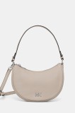 MICHAEL Michael Kors poșetă de piele culoarea bej, 32S5S8QU1L