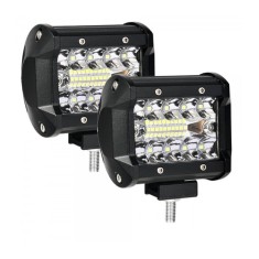 Set 2 x Proiectoare auto 20LED, 4 inch, 120W/set, 12/24V, 6000K