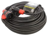 Prelungitor alimentare KEL 3x2,5mm2 40m 16A cu 1 priză negru